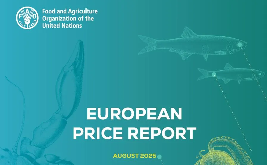 آخرین اخبار شماره 8 EUROPEANPRICE REPORT سپتامبر 2025 از وضعیت بازار و قیمت های آبزیان در اروپا