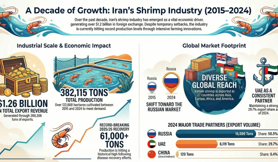 Iran’s Shrimp Industry: A Symbol of Justice and Livelihood Improvement